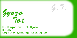 gyozo tot business card